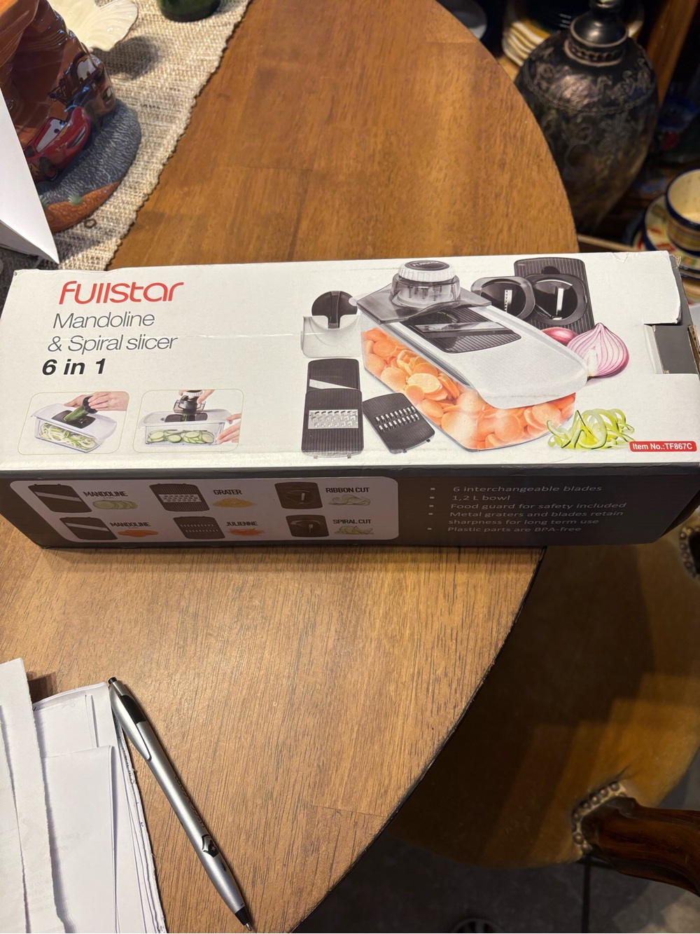 NIB Fullstar 6 in one mandolin slicer for kitchen